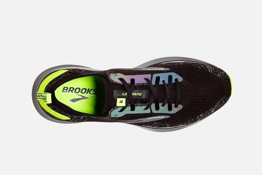 Brooks Israel Levitate 4 Road Running Shoes Mens - Black/Green - RYL-029658